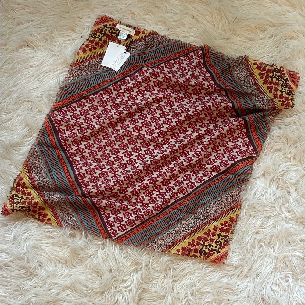 Treasure & Bond Multicolor silk Scarf